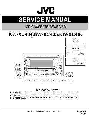 Сервисная инструкция JVC KW-XC404, KW-XC405, KW-XC406 ― Manual-Shop.ru