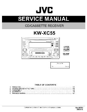 Сервисная инструкция JVC KW-XC55 ― Manual-Shop.ru