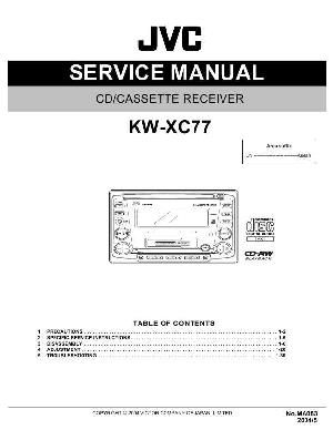 Сервисная инструкция JVC KW-XC77 ― Manual-Shop.ru