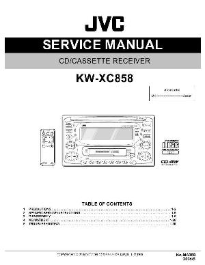 Сервисная инструкция JVC KW-XC858 ― Manual-Shop.ru