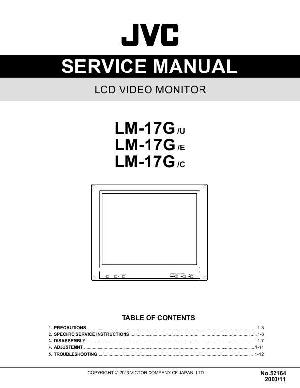 Сервисная инструкция JVC LM-17G ― Manual-Shop.ru