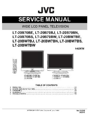 Сервисная инструкция JVC LT-20B70, LT-20BW7 ― Manual-Shop.ru