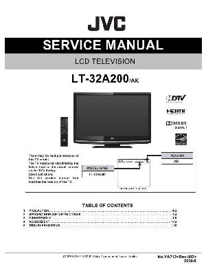 Сервисная инструкция JVC LT-32A200 ― Manual-Shop.ru