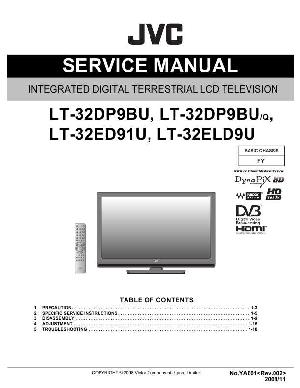 Сервисная инструкция JVC LT-32DP9BU, LT-32DP9BU, LT-32ED91U, LT-32ELD9U CH.FY ― Manual-Shop.ru