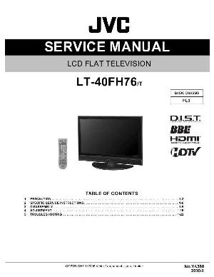 Сервисная инструкция JVC LT-40FH76 ― Manual-Shop.ru