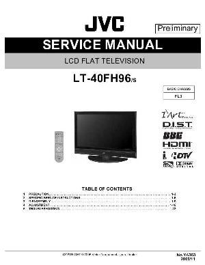 Сервисная инструкция JVC LT-40FH96 ― Manual-Shop.ru