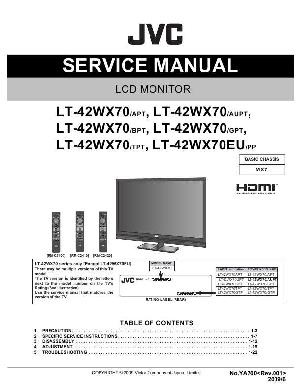 Сервисная инструкция JVC LT-42WX70 ― Manual-Shop.ru