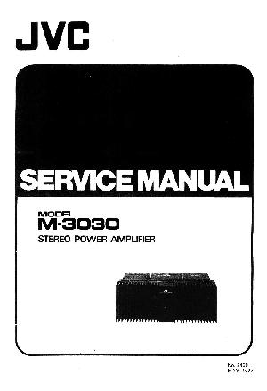 Сервисная инструкция JVC M-3030 ― Manual-Shop.ru