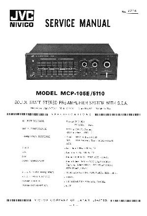 Сервисная инструкция JVC MCP-105E, MCP-5110 ― Manual-Shop.ru