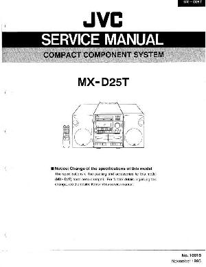 Сервисная инструкция JVC MX-D25T ― Manual-Shop.ru
