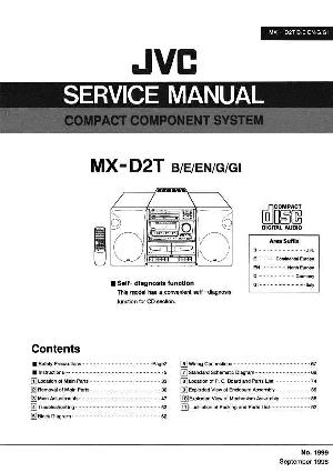 Сервисная инструкция JVC MX-D2T ― Manual-Shop.ru
