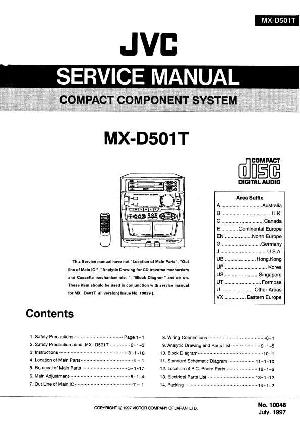 Сервисная инструкция JVC MX-D501T ― Manual-Shop.ru