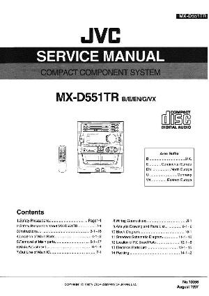 Сервисная инструкция JVC MX-D551TR ― Manual-Shop.ru