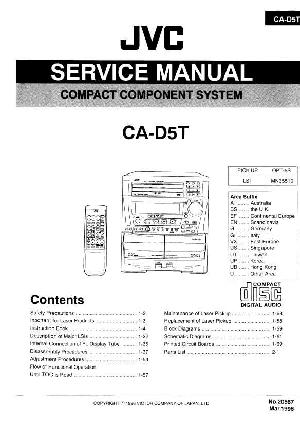 Сервисная инструкция JVC MX-D5T, CA-D5T ― Manual-Shop.ru