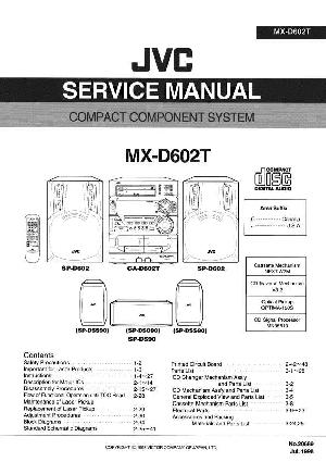 Сервисная инструкция JVC MX-D602T ― Manual-Shop.ru