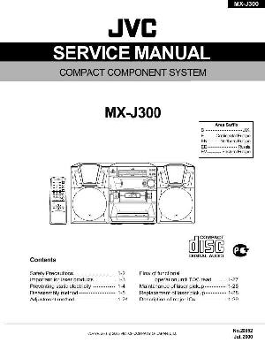 Сервисная инструкция JVC MX-J300 ― Manual-Shop.ru