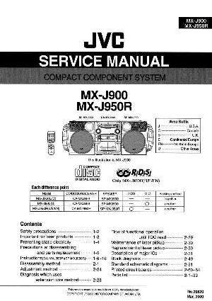 Сервисная инструкция JVC MX-J900, MX-J950R ― Manual-Shop.ru
