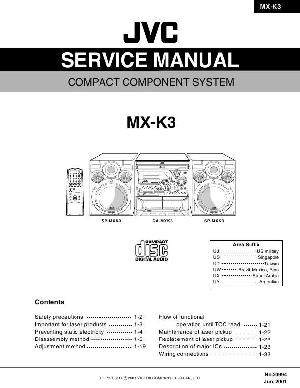 Сервисная инструкция JVC MX-K3 ― Manual-Shop.ru