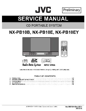 Сервисная инструкция JVC NX-PB10E ― Manual-Shop.ru