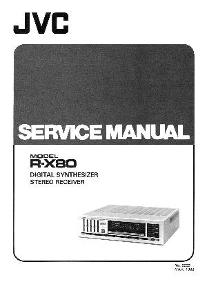 Сервисная инструкция JVC R-X80 ― Manual-Shop.ru