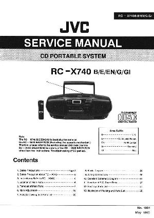 Сервисная инструкция JVC RC-X740 ― Manual-Shop.ru