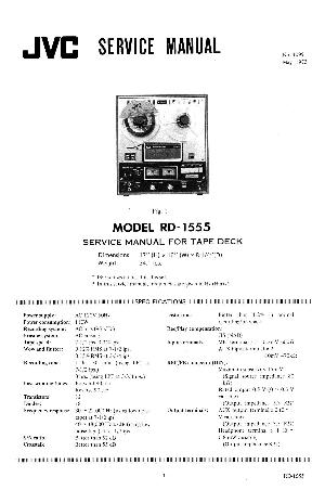 Сервисная инструкция JVC RD-1555 ― Manual-Shop.ru