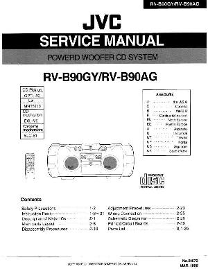 Сервисная инструкция JVC RV-B90 ― Manual-Shop.ru