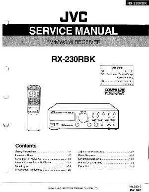 Сервисная инструкция JVC RX-230RBK ― Manual-Shop.ru