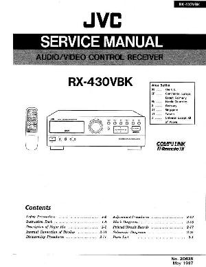 Сервисная инструкция JVC RX-430VBK ― Manual-Shop.ru