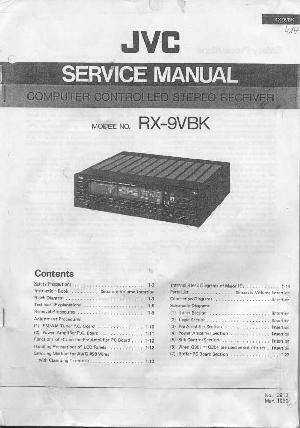 Сервисная инструкция JVC RX-9VBK ― Manual-Shop.ru
