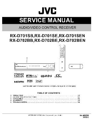 Сервисная инструкция JVC RX-D701, RX-D702 ― Manual-Shop.ru