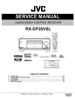 Сервисная инструкция JVC RX-DP20VSL ― Manual-Shop.ru