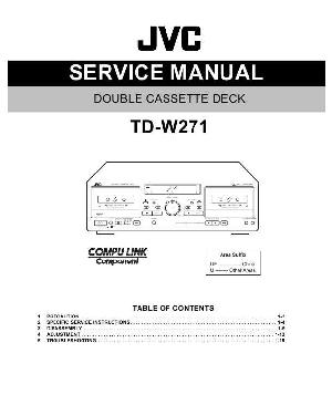 Сервисная инструкция JVC TD-W271 ― Manual-Shop.ru