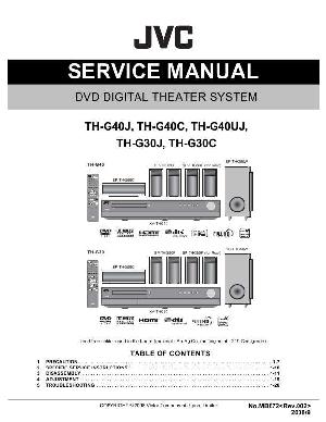 Сервисная инструкция JVC TH-G30, TH-G40 ― Manual-Shop.ru