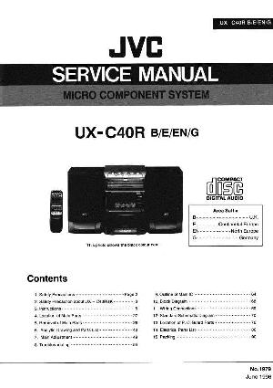 Сервисная инструкция JVC UX-C40R ― Manual-Shop.ru
