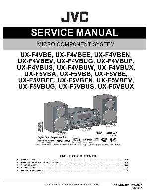 Сервисная инструкция JVC UX-F4, UX-F5 ― Manual-Shop.ru