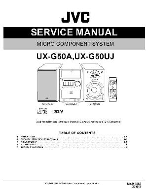 Сервисная инструкция JVC UX-G50A, UX-G50UJ ― Manual-Shop.ru