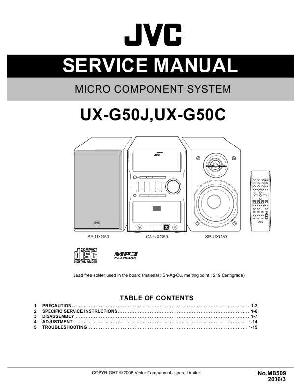 Сервисная инструкция JVC UX-G50C, UX-G50J ― Manual-Shop.ru