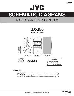 Сервисная инструкция JVC UX-J50 ― Manual-Shop.ru