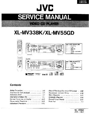 Сервисная инструкция JVC XL-MV33BK, XL-MV55GD ― Manual-Shop.ru
