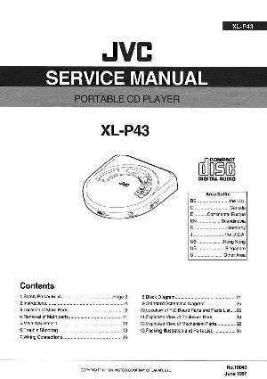 Сервисная инструкция JVC XL-P43 ― Manual-Shop.ru