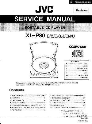 Сервисная инструкция JVC XL-P80B ― Manual-Shop.ru