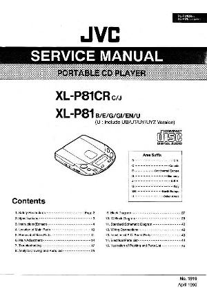 Сервисная инструкция JVC XL-P81 ― Manual-Shop.ru