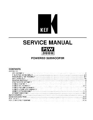 Service manual KEF PSW-3000 ― Manual-Shop.ru