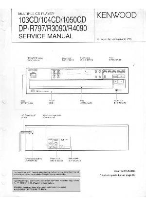 Сервисная инструкция Kenwood 103CD, 104CD, 1050CD ― Manual-Shop.ru