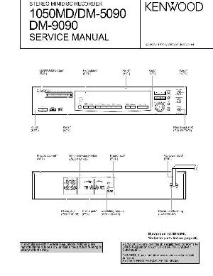 Сервисная инструкция Kenwood 1050MD, DM-5090, DM-9090  ― Manual-Shop.ru
