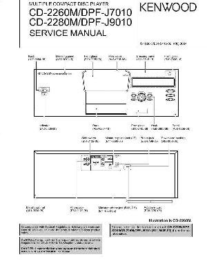 Service manual Kenwood CD-2260M, 2280M, DPF-J7010, DPF-J9010 ― Manual-Shop.ru