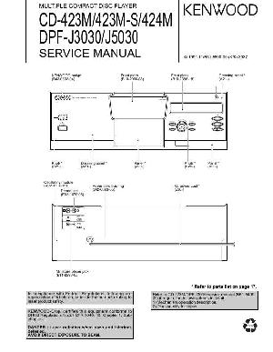 Service manual Kenwood CD-423M, CD-424M, DPF-J3030, DPF-J5030 ― Manual-Shop.ru