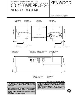 Сервисная инструкция Kenwood CD-4900M, DPF-J9030 ― Manual-Shop.ru