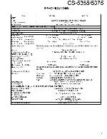 Service manual Kenwood CS-5355, CS-5375